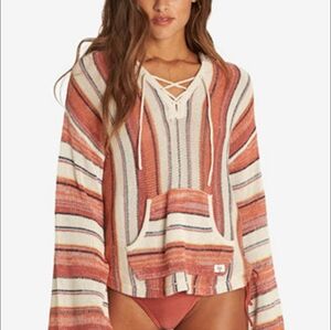 Billabong Boho Striped Knit Hoodie